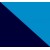Marinho e Azul Claro 