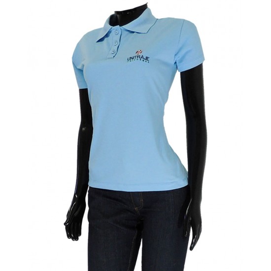 Camisa Polo Feminina em Pique